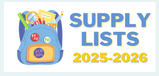  2025-2026 School Supply Lists